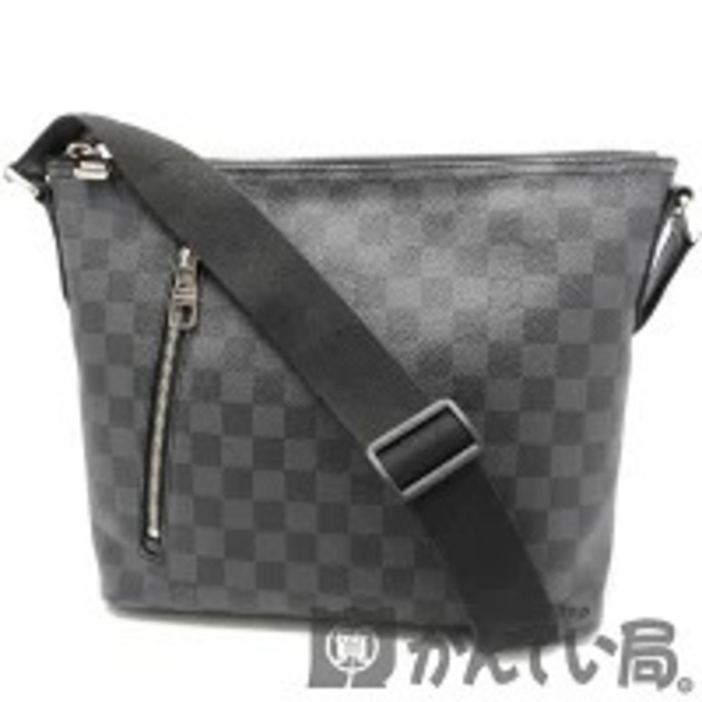 LOUIS VUITTON Mick Damier Graphite Black Black Gray Shoulder Bag Crossbody